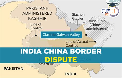 two large disputed border areas between india and china